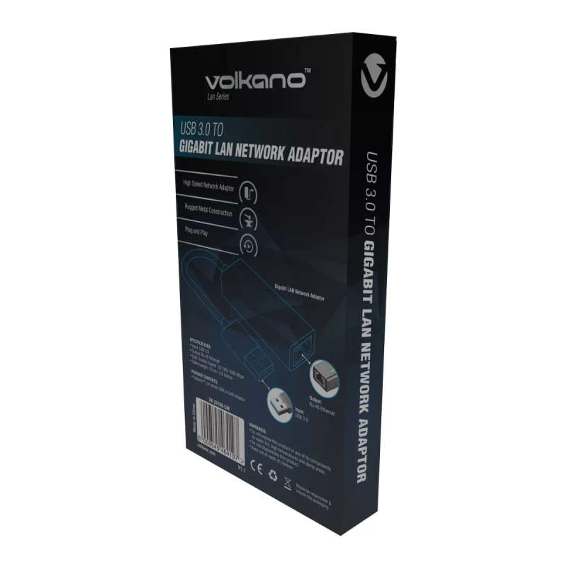 Volkano Lan Series USB 3.0 to Gigabit LAN Network Adaptor