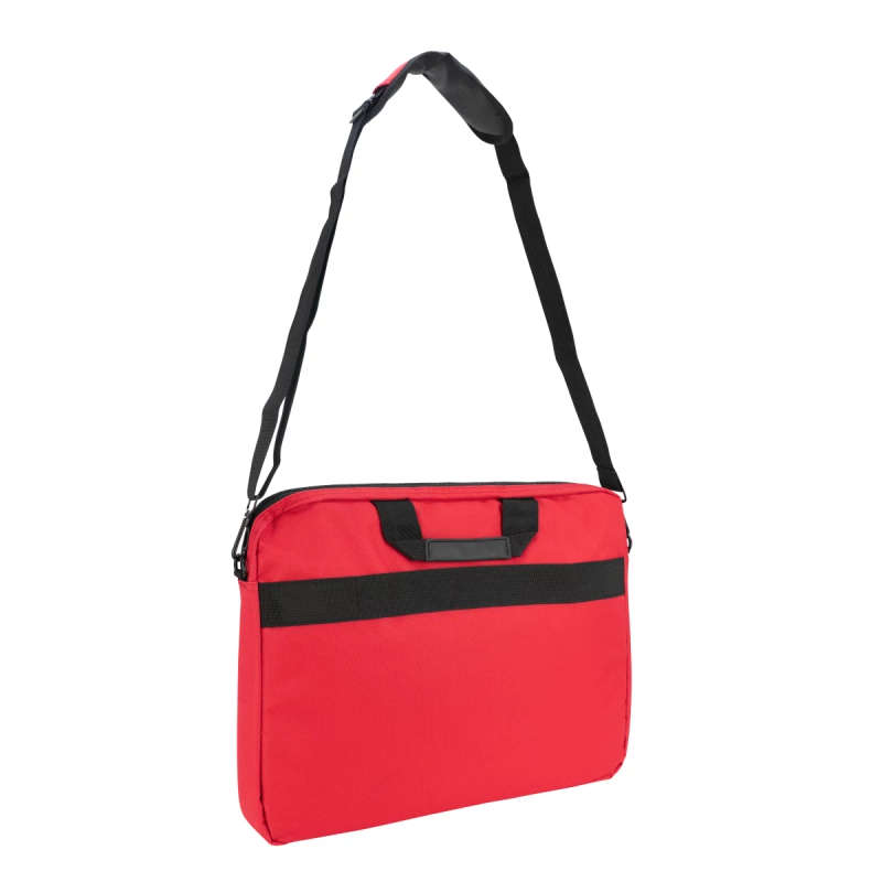 Eco 17" Laptop Shoulder bag. Red.