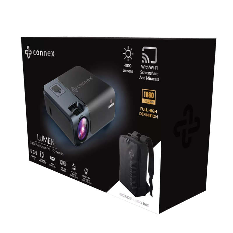 Connex Lumen Series CP104 1080P Wi-Fi Projector