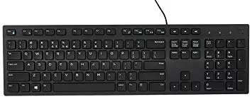 Dell KB216 Keyboard USB QWERTY US International Black
