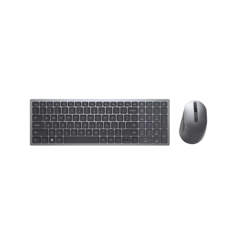 Dell KM7120W keyboard RF Wireless + Bluetooth QWERTY US International Grey Titanium