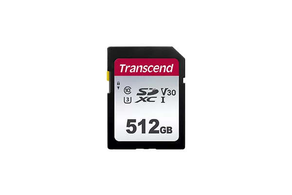 Transcend 300S 512GB SDXC UHS-1 Class 10 Memory Card
