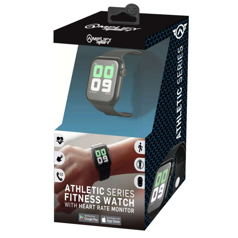 Amplify Sport Athletic Series Fitness Watch Black
