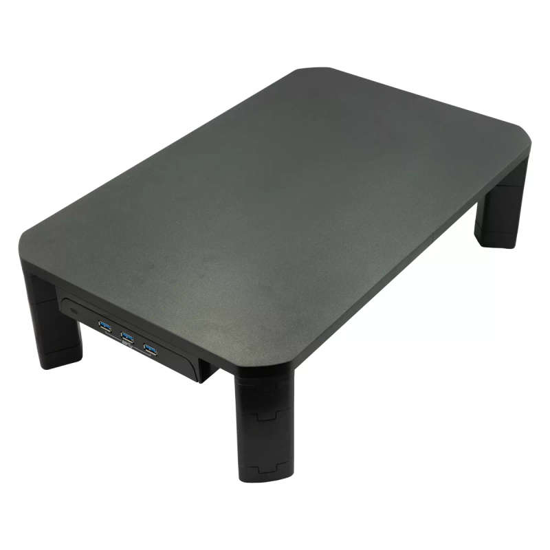 Volkano Riser Hub Series Monitor Stand with 3-port USB Hub