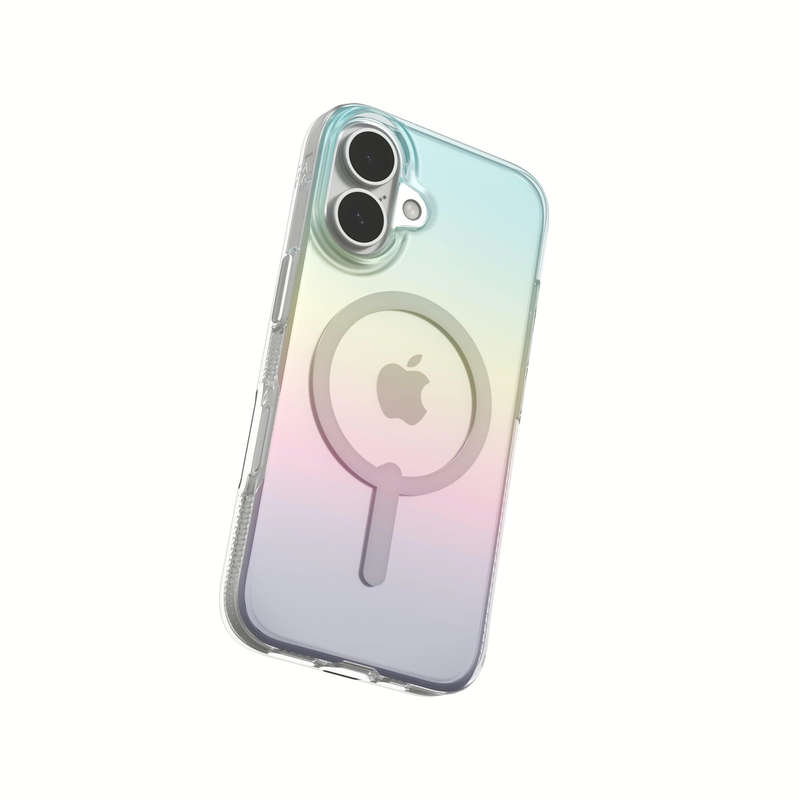 ZAGG Milan Snap MagSafe Wireless Charging Compatible Case for iPhone 16 Raven Feather 702315114