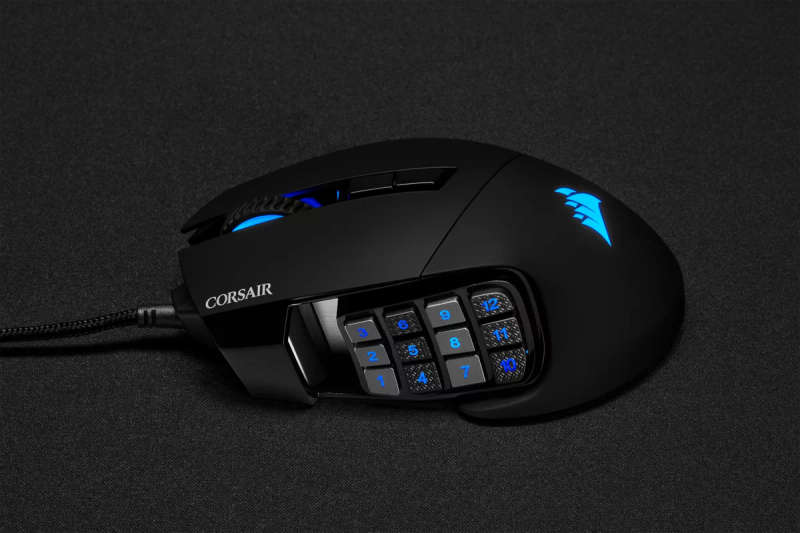 Corsair SCIMITAR RGB ELITE USB Type-A Optical 18000dpi Gaming Mouse