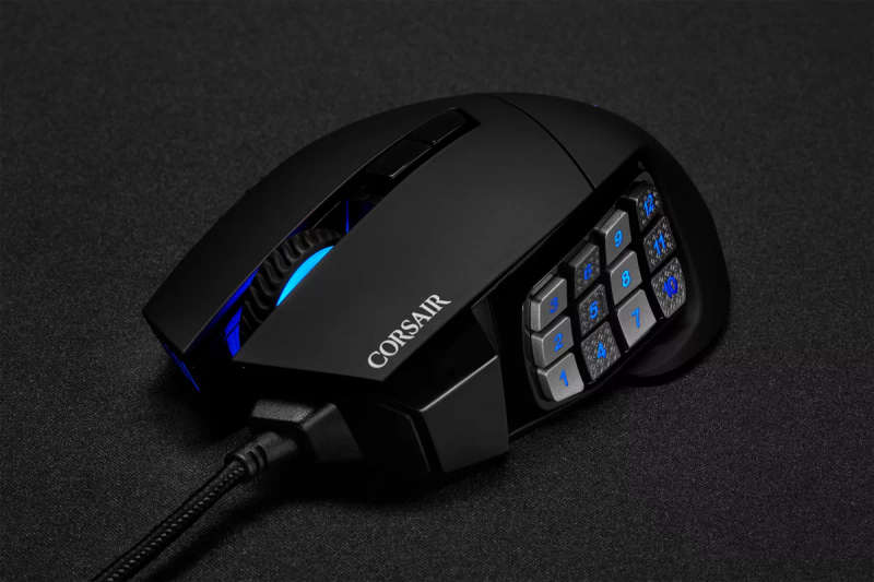 Corsair SCIMITAR RGB ELITE USB Type-A Optical 18000dpi Gaming Mouse