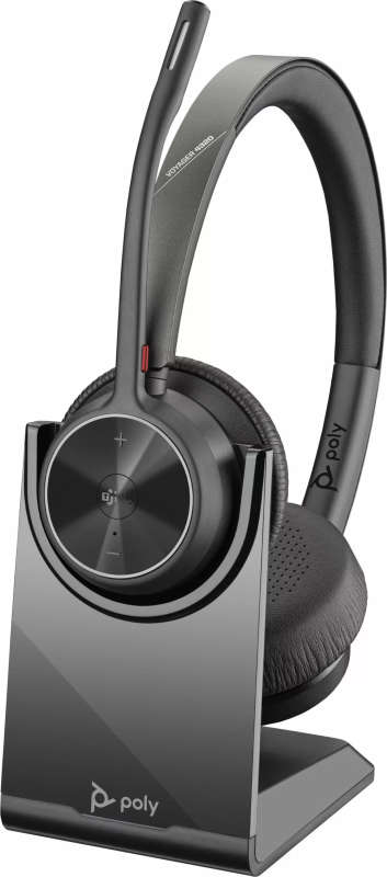 Poly Voyager 4320 UC Stereo USB-A Headset with Charging Stand