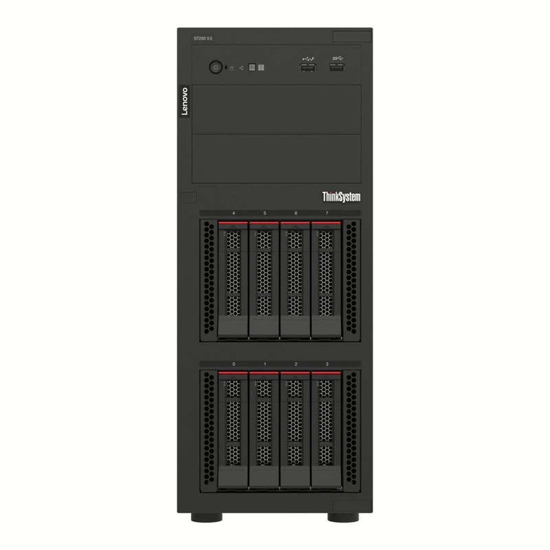 Lenovo ThinkSystem ST250 V3 Tower Server - Intel Xeon E-2436 32GB RAM 800W