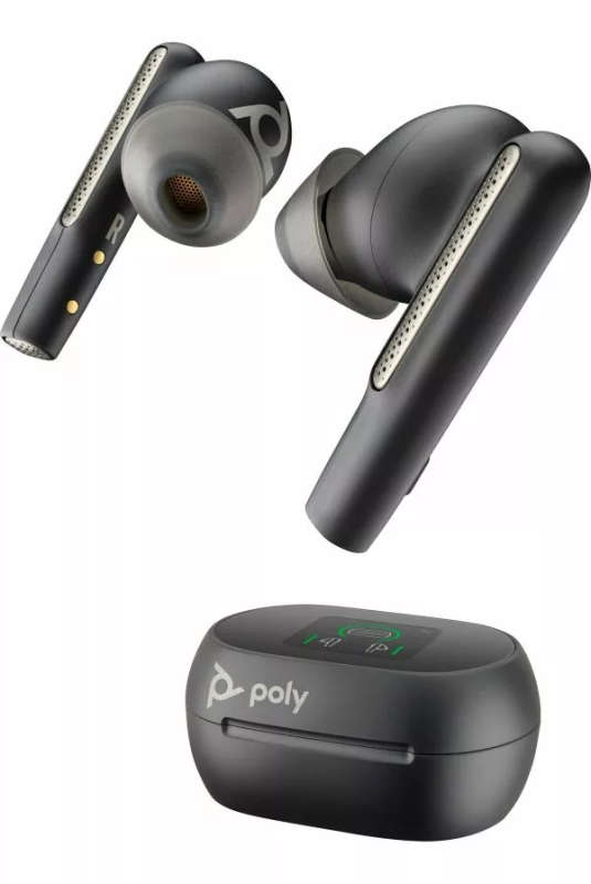 Poly Voyager Free 60 UC Earbuds with Basic Charge Case and BT700 USB-A Adapter