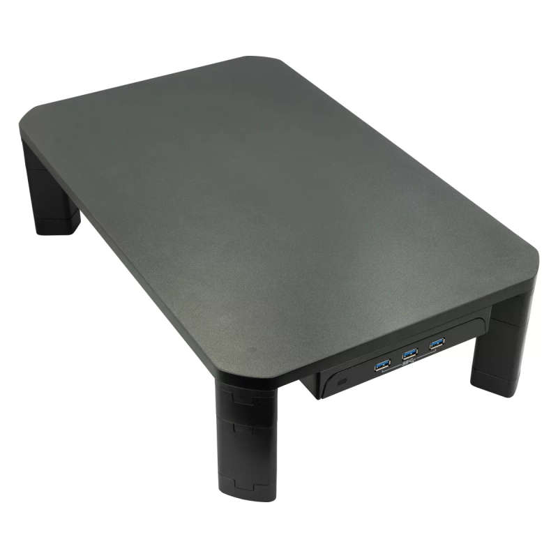 Volkano Riser Hub Series Monitor Stand with 3-port USB Hub