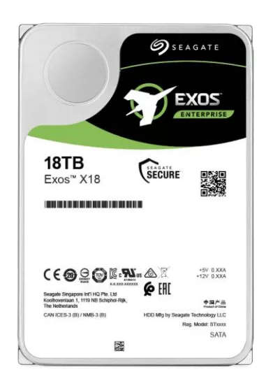 Seagate Enterprise Exos X18 3.5-inch 18TB SAS Internal Hard Drive