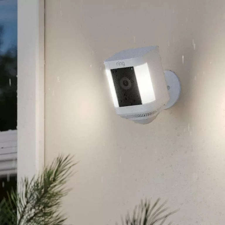 Ring Spotlight Cam Plus with Battery White