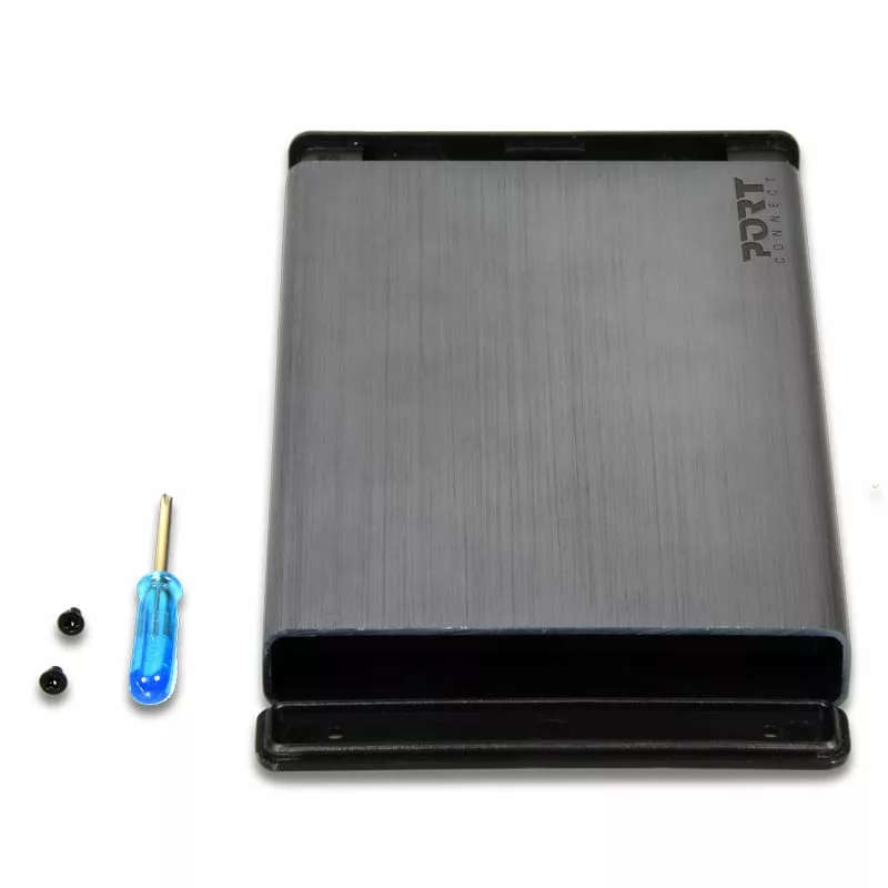 Port Designs 2.5-inch USB-C External HDD Enclosure Black