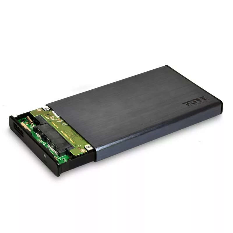 Port Designs 2.5-inch USB-C External HDD Enclosure Black