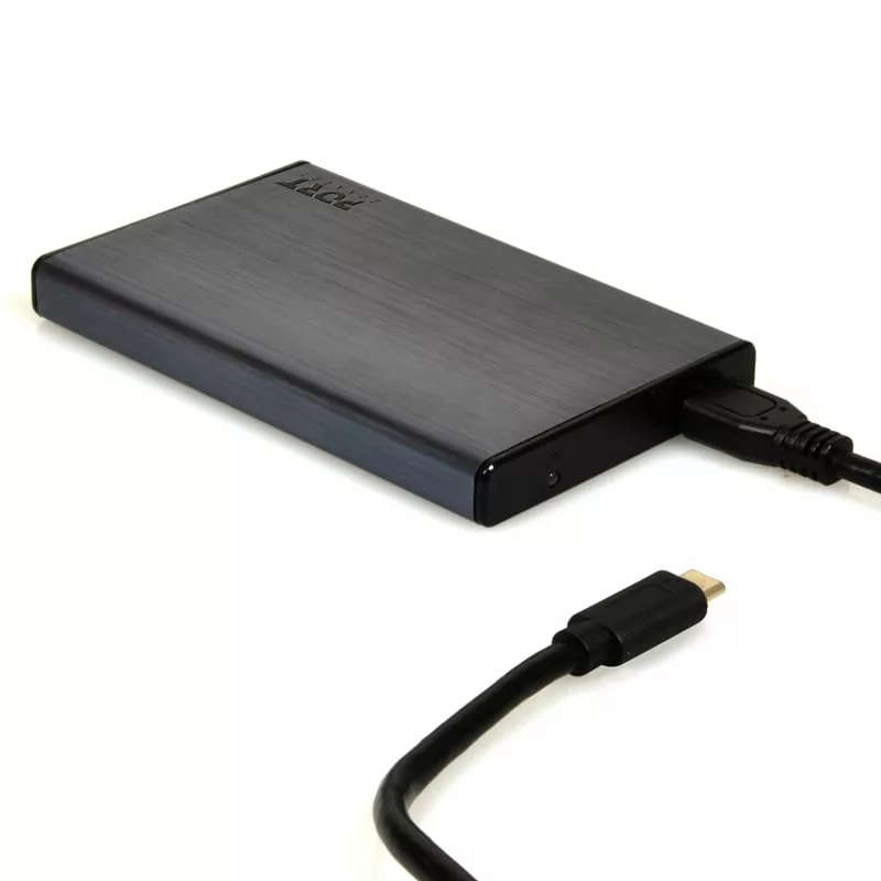 Port Designs 2.5-inch USB-C External HDD Enclosure Black