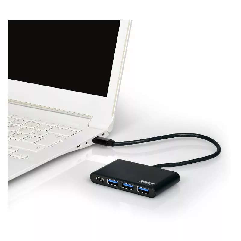 Port Designs 900122 Type-C to USB Interface Hub
