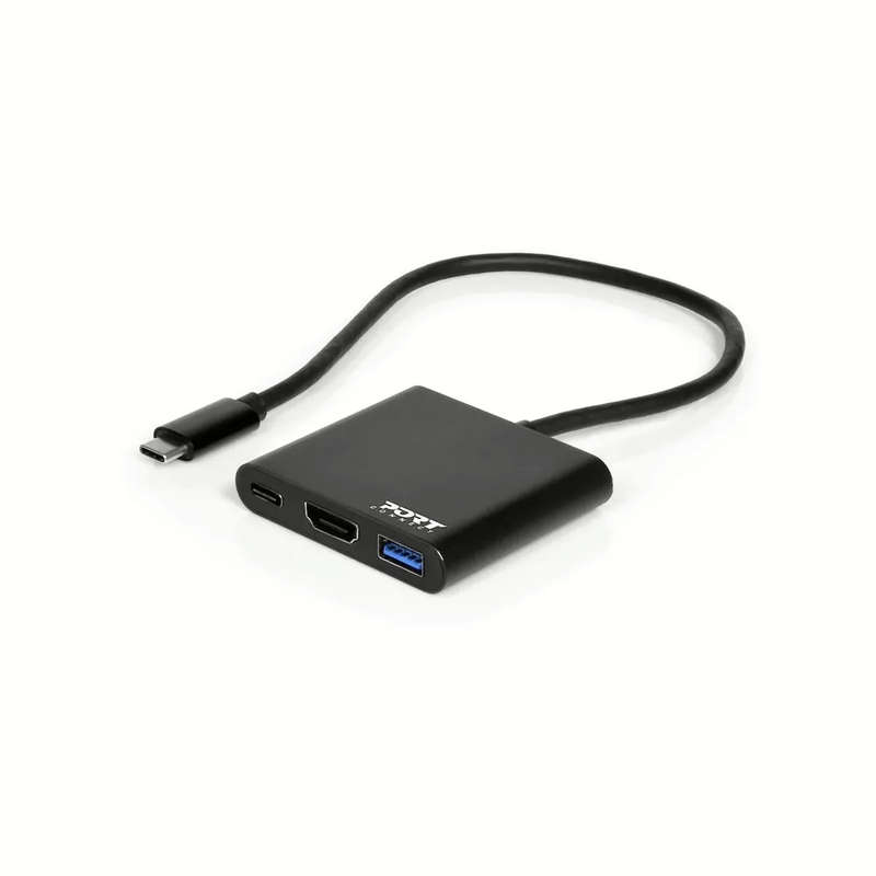 Port Designs 900140 Notebook Dock/Port Replicator Wired USB 3.2 Gen Type-C Black