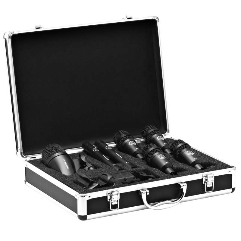 AKG Drum Set Session 1, High-performance 7-Piece Drum Microphone Set