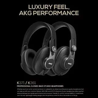 AKG K371 Over-Ear Closed Back Foldable Studio Headphones