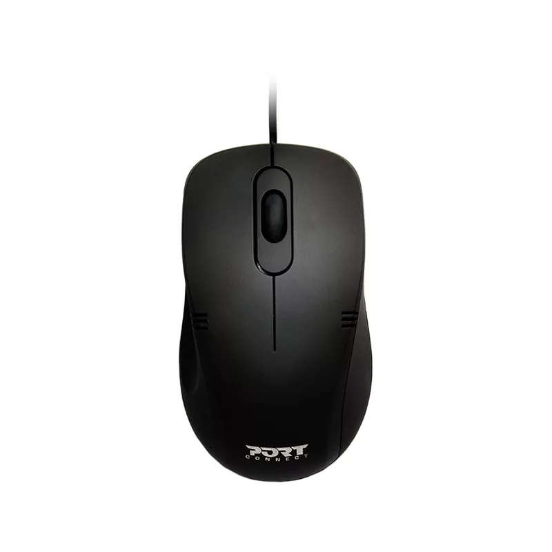 Port Design Combo Wired Mouse + Keyboard Black
