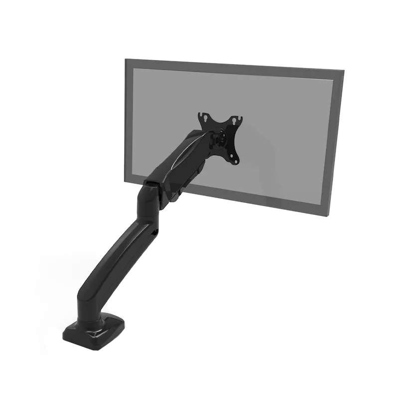 Port Monitor Arm Single Black