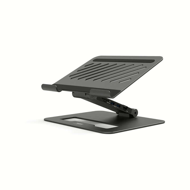 Port Designs 2-in-1 USB-C Docking Station With Notebook Stand 