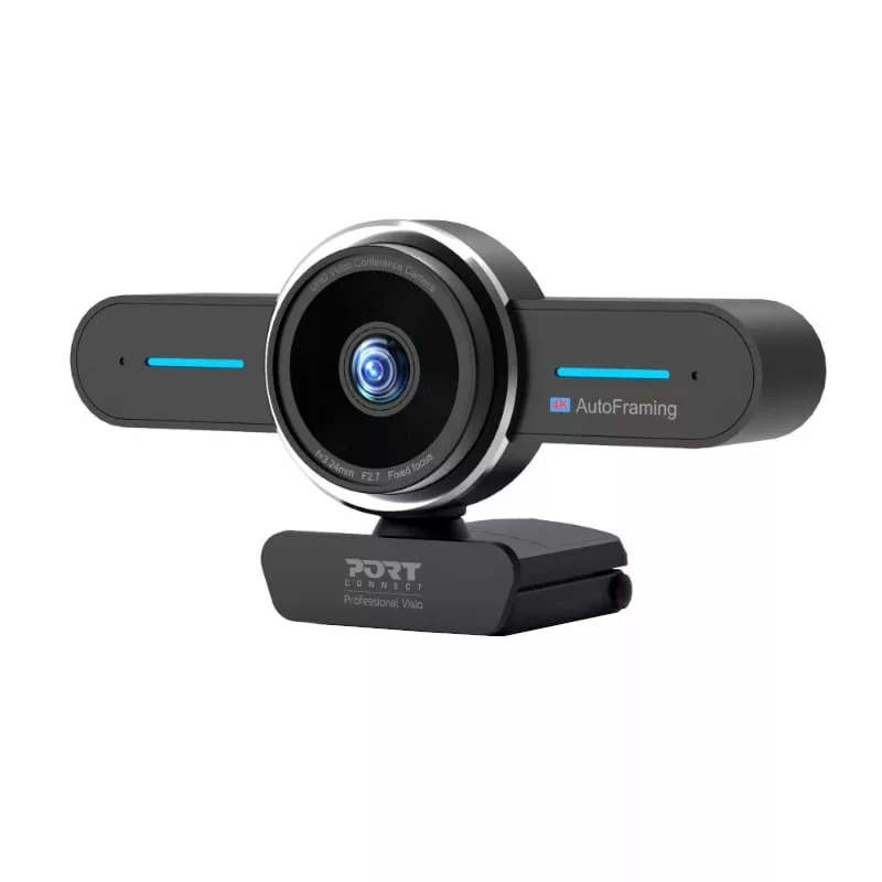 Port Designs 902003 4K Mini Conference Camera With UHD Auto Crop