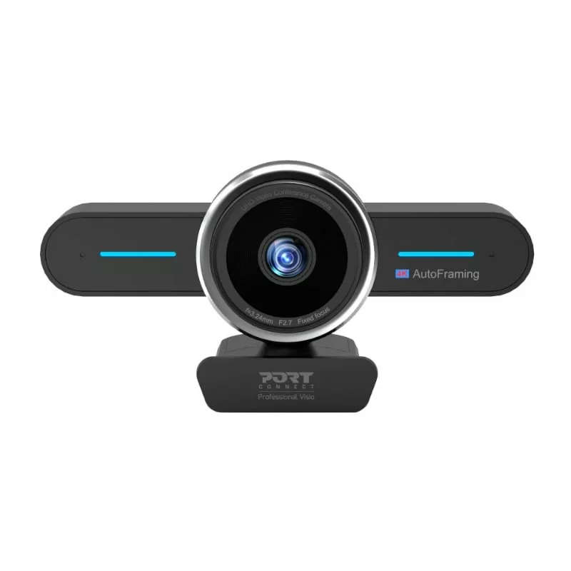 Port Designs 902003 4K Mini Conference Camera With UHD Auto Crop
