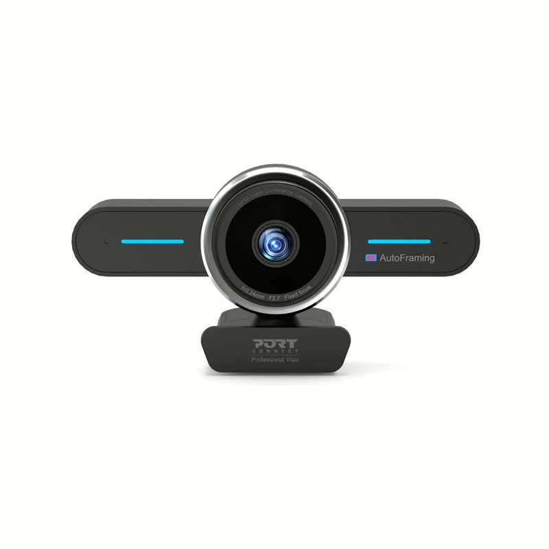 Port Designs 902003 4K Mini Conference Camera With UHD Auto Crop