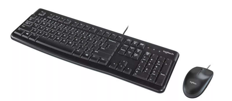 Logitech MK120 Wired Desktop Keyboard and Mouse Combo