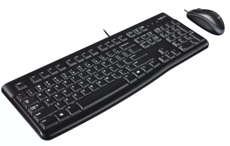 Logitech MK120 Wired Desktop Keyboard and Mouse Combo