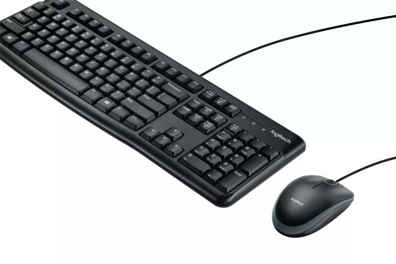 Logitech MK120 Wired Desktop Keyboard and Mouse Combo