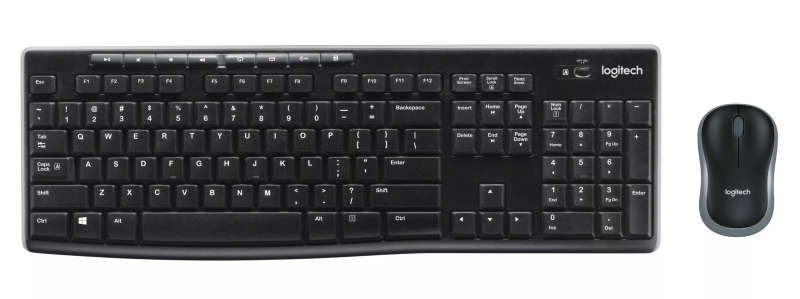 Logitech MK270 Wireless Desktop Keyboard and Mouse Combo