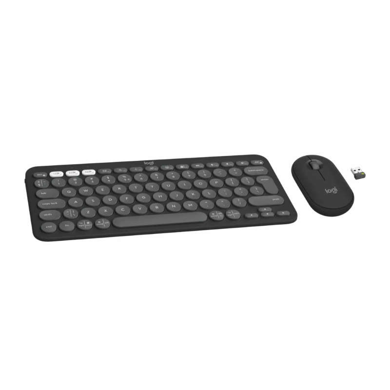 Logitech Pebble 2 Combo Wireless Keyboard and Mouse Graphite