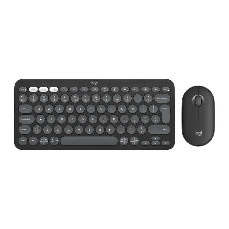 Logitech Pebble 2 Combo Wireless Keyboard and Mouse Graphite