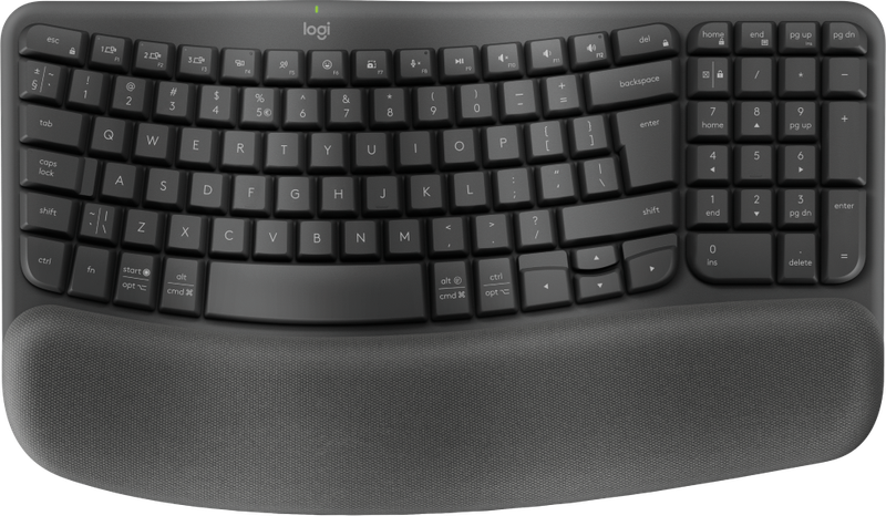 Logitech  Wave Keys Wireless Keyboard - Graphite