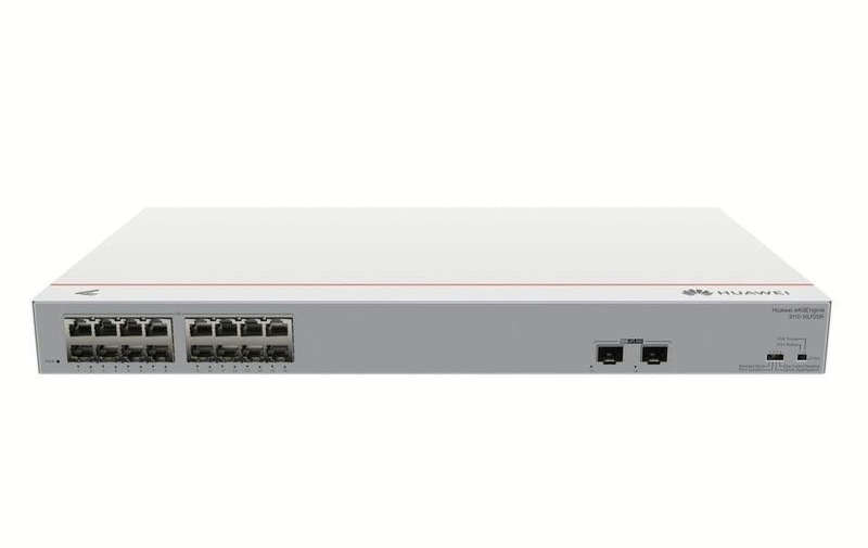 Huawei CloudEngine S110-16LP2SR 16xGE ports 2xSFP 124W POE+ Gigabit Ethernet 1U Switch- Grey