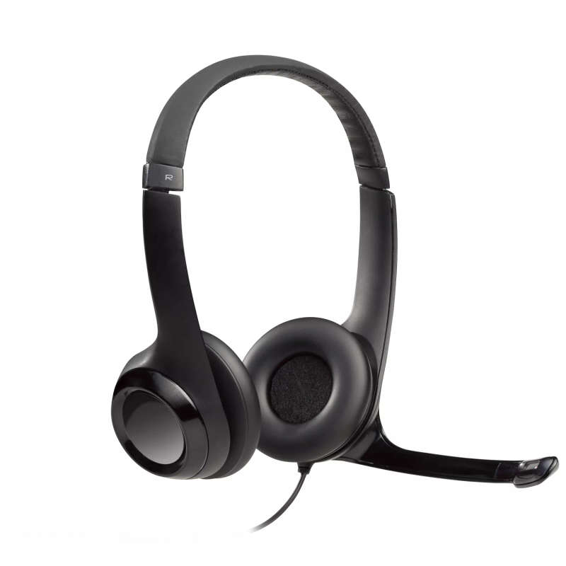 Logitech H390 USB Headset with Noise-Cancelling Mic - Black