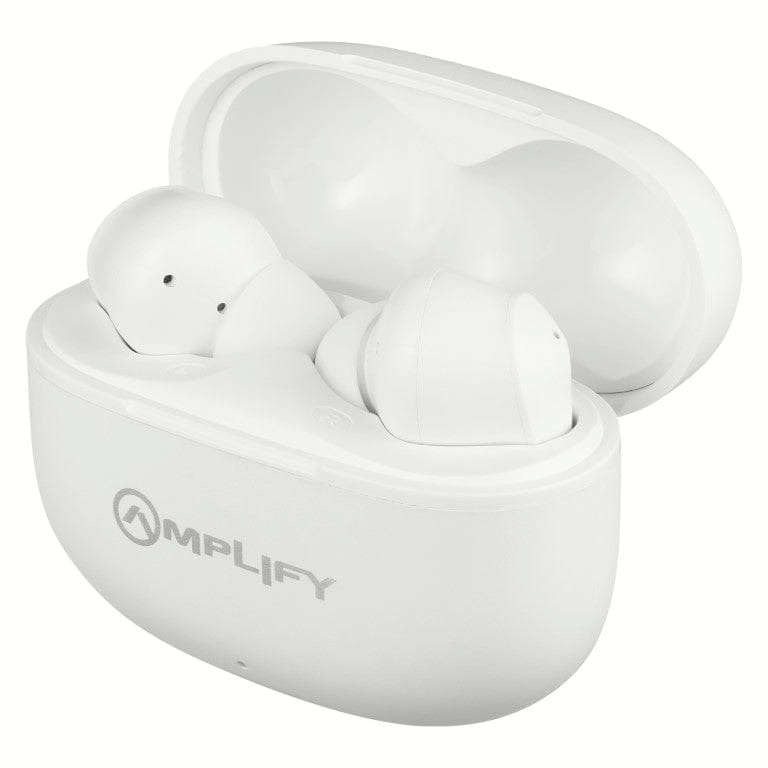 Amplify Soundflow Series TWS In-Ear Earphones with Charging Case White