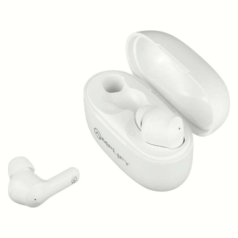 Amplify Soundflow Series TWS In-Ear Earphones with Charging Case White