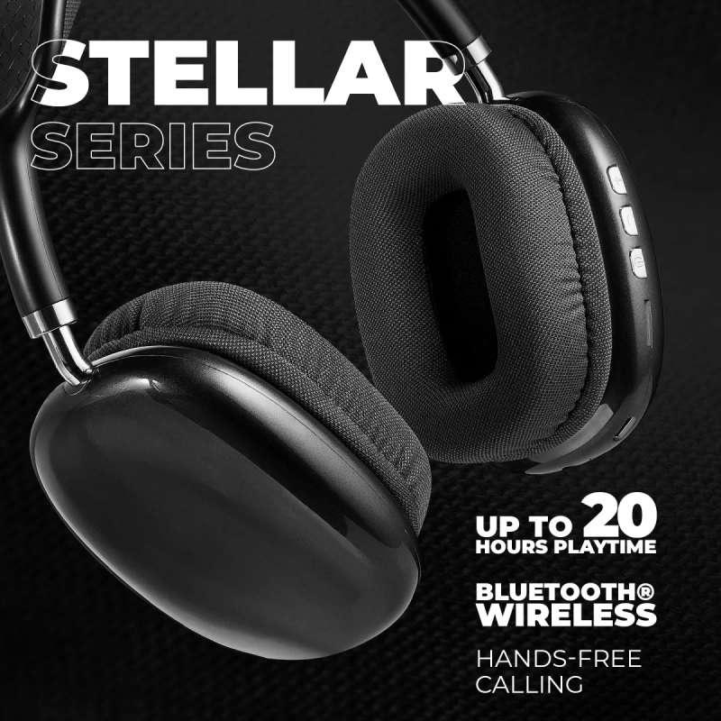 Amplify Stellar Series Bluetooth Headphones Black