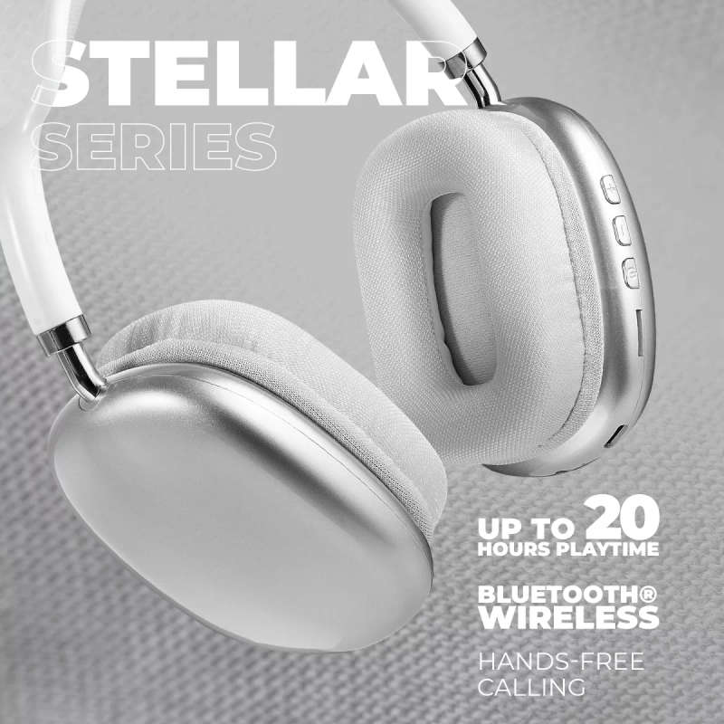 Amplify Stellar Series Bluetooth Headsets White