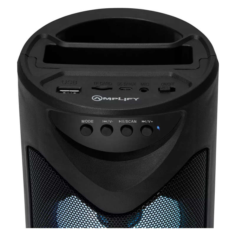 Amplify Silo Series RGB Bluetooth Speaker - Black