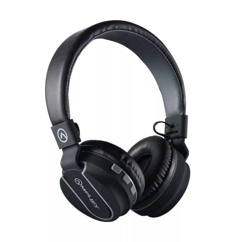 Amplify Fusion Series V2.0 Bluetooth Headphones - Black/Grey