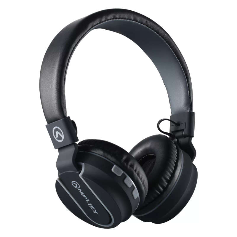 Amplify Fusion Series V2.0 Bluetooth Headphones - Black/Grey