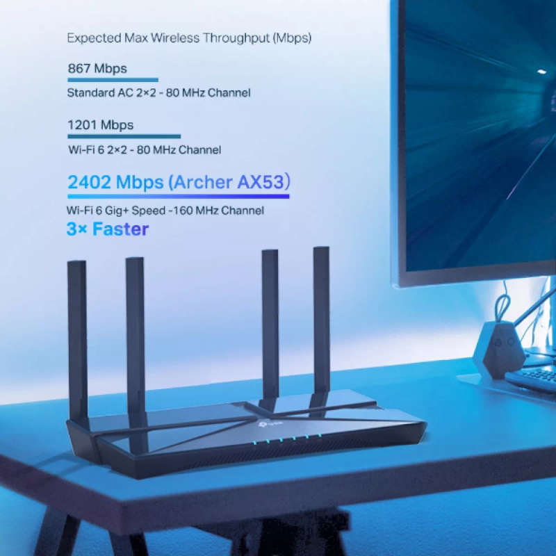 TP-Link AX3000 Dual-Band Wi-Fi 6 Router