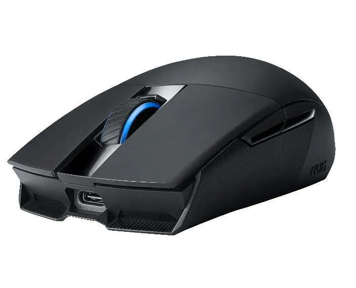 ROG Strix Impact II ambidextrous ergonomics Gaming mouse featuring 6200-dpi optical sensor; push-...