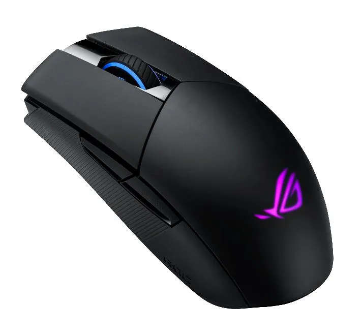 ROG Strix Impact II ambidextrous ergonomics Gaming mouse featuring 6200-dpi optical sensor; push-...