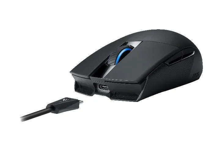 ROG Strix Impact II ambidextrous ergonomics Gaming mouse featuring 6200-dpi optical sensor; push-...